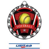 Hasty Award Softball Varsity Insert Medal M-4401 Hasty Award Softball Varsity Insert Medal M-4401