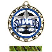 Hasty Award Swimming All-Star Insert Medal M-4401 Hasty Award Swimming All-Star Insert Medal M-4401