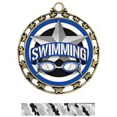 Hasty Award Swimming All-Star Insert Medal M-4401 Hasty Award Swimming All-Star Insert Medal M-4401