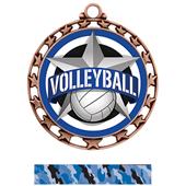 Hasty Award Volleyball All-Star Insert Medal Hasty Award Volleyball All-Star Insert Medal