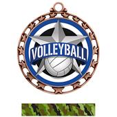 Hasty Award Volleyball All-Star Insert Medal Hasty Award Volleyball All-Star Insert Medal