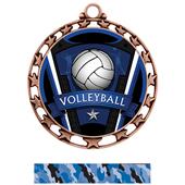 Hasty Award Volleyball Varsity Insert Medal Hasty Award Volleyball Varsity Insert Medal