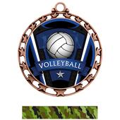 Hasty Award Volleyball Varsity Insert Medal Hasty Award Volleyball Varsity Insert Medal