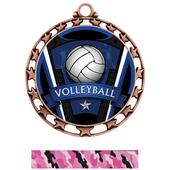 Hasty Award Volleyball Varsity Insert Medal Hasty Award Volleyball Varsity Insert Medal
