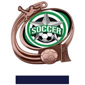 Hasty Soccer Action All-Star Insert Medal M-1201S