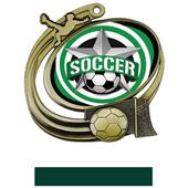 Hasty Soccer Action All-Star Insert Medal M-1201S Hasty Soccer Action All-Star Insert Medal M-1201S
