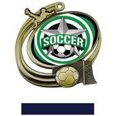 Hasty Soccer Action All-Star Insert Medal M-1201S Hasty Soccer Action All-Star Insert Medal M-1201S