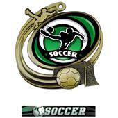 Hasty Soccer Action Spectrum Insert Medal M-1201S Hasty Soccer Action Spectrum Insert Medal M-1201S