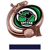 Hasty Soccer Action Spectrum Insert Medal M-1201S