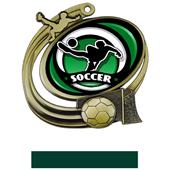 Hasty Soccer Action Spectrum Insert Medal M-1201S Hasty Soccer Action Spectrum Insert Medal M-1201S