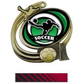 Hasty Soccer Action Spectrum Insert Medal M-1201S Hasty Soccer Action Spectrum Insert Medal M-1201S