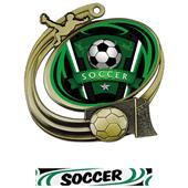 Hasty Soccer Action Varsity Insert Medal M-1201S Hasty Soccer Action Varsity Insert Medal M-1201S