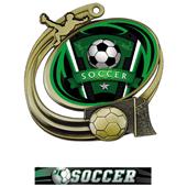 Hasty Soccer Action Varsity Insert Medal M-1201S Hasty Soccer Action Varsity Insert Medal M-1201S