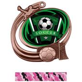 Hasty Soccer Action Varsity Insert Medal M-1201S Hasty Soccer Action Varsity Insert Medal M-1201S