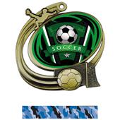 Hasty Soccer Action Varsity Insert Medal M-1201S Hasty Soccer Action Varsity Insert Medal M-1201S