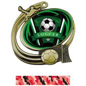 Hasty Soccer Action Varsity Insert Medal M-1201S Hasty Soccer Action Varsity Insert Medal M-1201S