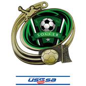 Hasty Soccer Action Varsity Insert Medal M-1201S Hasty Soccer Action Varsity Insert Medal M-1201S