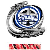 Hasty Swim Action All-Star Insert Medal M-1201W Hasty Swim Action All-Star Insert Medal M-1201W