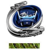 Hasty Swim Action Varsity Insert Medal M-1201W Hasty Swim Action Varsity Insert Medal M-1201W