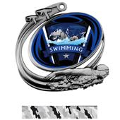 Hasty Swim Action Varsity Insert Medal M-1201W Hasty Swim Action Varsity Insert Medal M-1201W