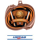 Hasty Basketball Varsity Insert Hurricane Medals