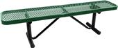 Highland Expanded Metal Diamond Bench No Back Highland Expanded Metal Diamond Bench No Back