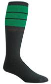 Wigwam King Tube Black Midweight Socks 6PK
