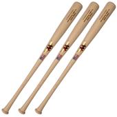 M Powered M-110 Raw Maple Baseball Bat-Set of 3