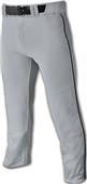 Triple Crown Open Bottom Baseball Pants w/Piping Triple Crown Open Bottom Baseball Pants w/Piping