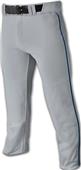 Triple Crown Open Bottom Baseball Pants w/Piping Triple Crown Open Bottom Baseball Pants w/Piping