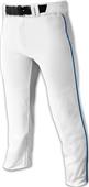 Triple Crown Open Bottom Baseball Pants w/Piping Triple Crown Open Bottom Baseball Pants w/Piping