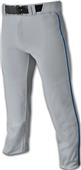 Triple Crown Open Bottom Baseball Pants w/Piping Triple Crown Open Bottom Baseball Pants w/Piping