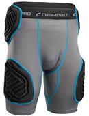 Champro Bull Rush 5-Piece Football Girdle Champro Bull Rush 5-Piece Football Girdle