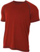 A4 Adult Raglan with Flatlock Stitching T-Shirt A4 Adult Raglan with Flatlock Stitching T-Shirt