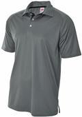 A4 Adult Polyester Interlock Contrast Polo Shirt A4 Adult Polyester Interlock Contrast Polo Shirt