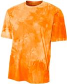A4 Adult Polyester Cloud Dye Tech Tee Shirt A4 Adult Polyester Cloud Dye Tech Tee Shirt