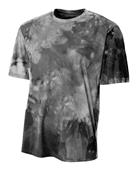 A4 Adult Polyester Cloud Dye Tech Tee Shirt A4 Adult Polyester Cloud Dye Tech Tee Shirt