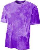 A4 Adult Polyester Cloud Dye Tech Tee Shirt A4 Adult Polyester Cloud Dye Tech Tee Shirt