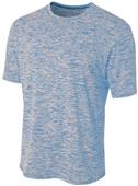 A4 Adult Polyester Space Dye Tech Shirt A4 Adult Polyester Space Dye Tech Shirt