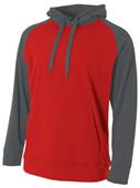 A4 Adult/Youth Color Block Tech Fleece Hoodie CO A4 Adult/Youth Color Block Tech Fleece Hoodie CO