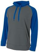 A4 Adult/Youth Color Block Tech Fleece Hoodie CO A4 Adult/Youth Color Block Tech Fleece Hoodie CO