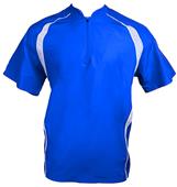 A4 Polyester 1/4 Zip Baseball Batting Jacket A4 Polyester 1/4 Zip Baseball Batting Jacket