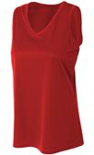 A4 Women's Polyester Athletic Tank Shirt A4 Women's Polyester Athletic Tank Shirt