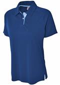 A4 Women's Polyester Contrast Polo Shirt A4 Women's Polyester Contrast Polo Shirt