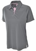 A4 Women's Polyester Contrast Polo Shirt A4 Women's Polyester Contrast Polo Shirt