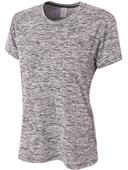 A4 Women's Polyester Space Dye Tech Shirt A4 Women's Polyester Space Dye Tech Shirt