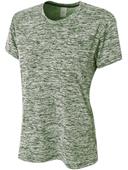 A4 Women's Polyester Space Dye Tech Shirt A4 Women's Polyester Space Dye Tech Shirt