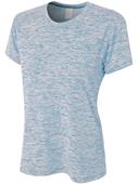 A4 Women's Polyester Space Dye Tech Shirt A4 Women's Polyester Space Dye Tech Shirt