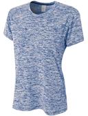 A4 Women's Polyester Space Dye Tech Shirt A4 Women's Polyester Space Dye Tech Shirt