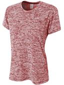 A4 Women's Polyester Space Dye Tech Shirt A4 Women's Polyester Space Dye Tech Shirt